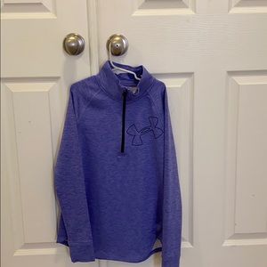 Girls Under Armour Half Zip